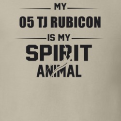 My 2005 Tj Rubicon Is My Spirit Animal Funny T Shirt