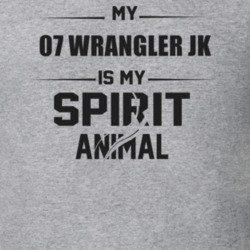 My 2007 Wrangler Jk Is My Spirit Animal Funny T Shirt