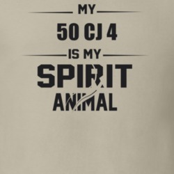 My 1950 Cj 4 Is My Spirit Animal Funny T Shirt