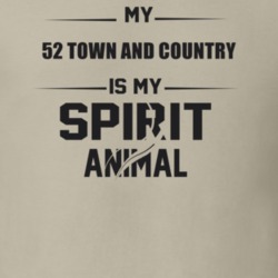 My 1952 Town And Country Is My Spirit Animal Funny T Shirt