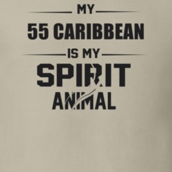 My 1955 Caribbean Is My Spirit Animal Funny T Shirt