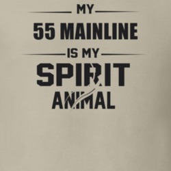 My 1955 Mainline Is My Spirit Animal Funny T Shirt