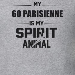 My 1960 Parisienne Is My Spirit Animal Funny T Shirt