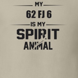 My 1962 Fj 6 Is My Spirit Animal Funny T Shirt