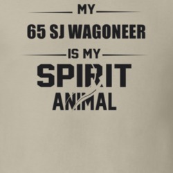 My 1965 Sj Wagoneer Is My Spirit Animal Funny T Shirt