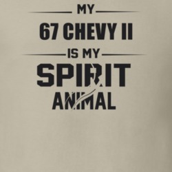 My 1967 Chevy Ii Is My Spirit Animal Funny T Shirt
