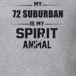 My 1972 Suburban Is My Spirit Animal Funny T Shirt