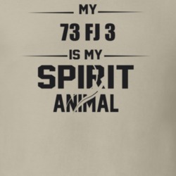 My 1973 Fj 3 Is My Spirit Animal Funny T Shirt