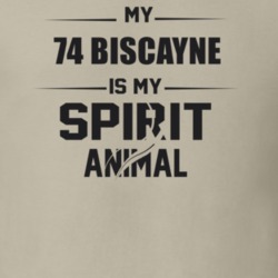 My 1974 Biscayne Is My Spirit Animal Funny T Shirt