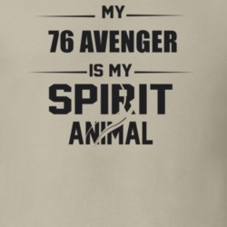 My 1976 Avenger Is My Spirit Animal Funny T Shirt