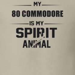 My 1980 Commodore Is My Spirit Animal Funny T Shirt