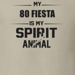 My 1980 Fiesta Is My Spirit Animal Funny T Shirt