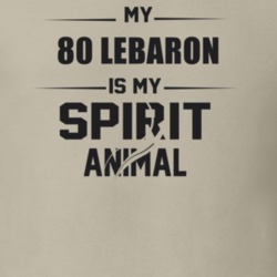 My 1980 Lebaron Is My Spirit Animal Funny T Shirt