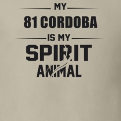 My 1981 Cordoba Is My Spirit Animal Funny T Shirt