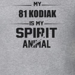 My 1981 Kodiak Is My Spirit Animal Funny T Shirt