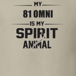My 1981 Omni Is My Spirit Animal Funny T Shirt