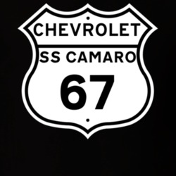 Highway Route 1967 SS Camaro T Shirt