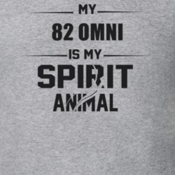 My 1982 Omni Is My Spirit Animal Funny T Shirt