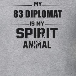 My 1983 Diplomat Is My Spirit Animal Funny T Shirt