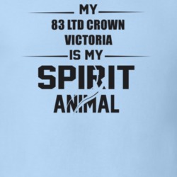 My 1983 Ltd Crown Victoria Is My Spirit Animal Funny T Shirt