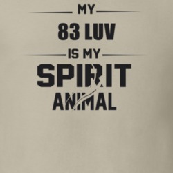 My 1983 Luv Is My Spirit Animal Funny T Shirt