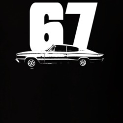 1967 Polara Side View With Year Dark Color T Shirt