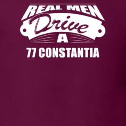 Real Men Drive A 77 Constantia Funny Dark Color T Shirt