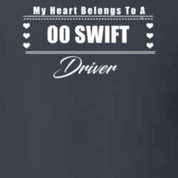 My Heart Belongs To A 2000 Swift Driver Dark Color T Shirt