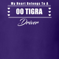 My Heart Belongs To A 2000 Tigra Driver Dark Color T Shirt