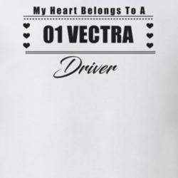 My Heart Belongs To A 2001 Vectra Driver Light Color T Shirt