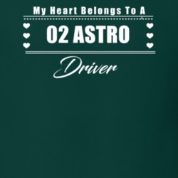 My Heart Belongs To A 2002 Astro Driver Dark Color T Shirt