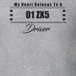 My Heart Belongs To A 2001 Zx5 Driver Light Color T Shirt