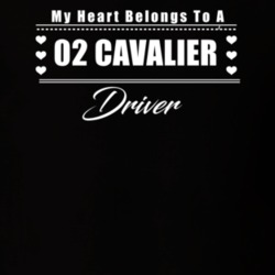 My Heart Belongs To A 2002 Cavalier Driver Dark Color T Shirt