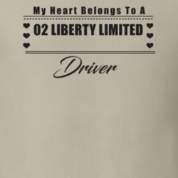 My Heart Belongs To A 2002 Liberty Limited Driver Light Color T Shirt