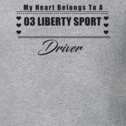 My Heart Belongs To A 2003 Liberty Sport Driver Light Color T Shirt