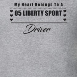 My Heart Belongs To A 2005 Liberty Sport Driver Light Color T Shirt