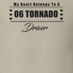 My Heart Belongs To A 2006 Tornado Driver Light Color T Shirt