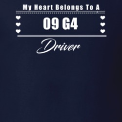 My Heart Belongs To A 2009 G4 Driver Dark Color T Shirt
