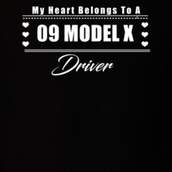 My Heart Belongs To A 1909 Model X Driver Dark Color T Shirt