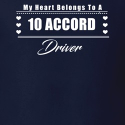 My Heart Belongs To A 2010 Accord Driver Dark Color T Shirt