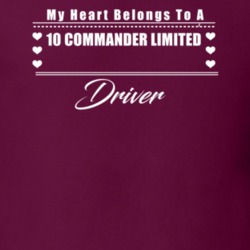 My Heart Belongs To A 2010 Commander Limited Driver Dark Color T Shirt