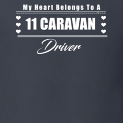 My Heart Belongs To A 2011 Caravan Driver Dark Color T Shirt