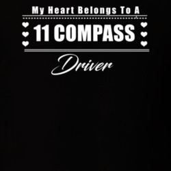My Heart Belongs To A 2011 Compass Driver Dark Color T Shirt