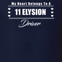 My Heart Belongs To A 2011 Elysion Driver Dark Color T Shirt