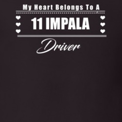 My Heart Belongs To A 2011 Impala Driver Dark Color T Shirt