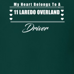 My Heart Belongs To A 2011 Laredo Overland Driver Dark Color T Shirt