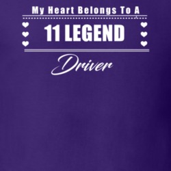 My Heart Belongs To A 2011 Legend Driver Dark Color T Shirt