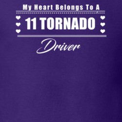 My Heart Belongs To A 2011 Tornado Driver Dark Color T Shirt