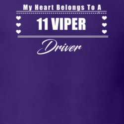 My Heart Belongs To A 2011 Viper Driver Dark Color T Shirt