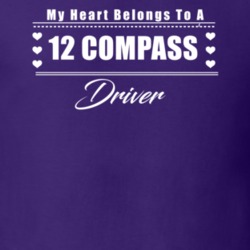 My Heart Belongs To A 2012 Compass Driver Dark Color T Shirt